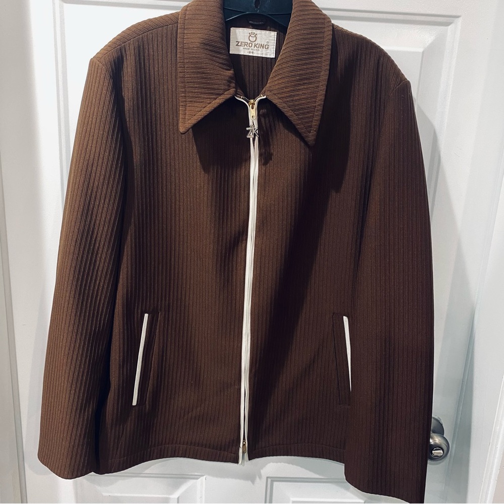 Vintage Zero King Brown Ribbed Jacket